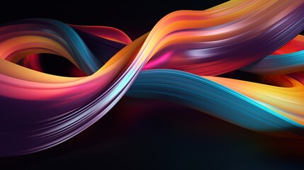 abstract colorful wave background, gradient geometry, smooth wave colorful rainbow colors, silk textured wallpaper background banner.