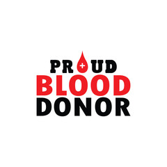 Proud Blood Donor Svg