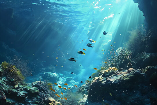 beautiful underwater sea life