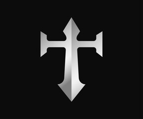 Letter T Trident for your business