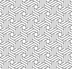 Seamless abstract geometric pattern in a modern style