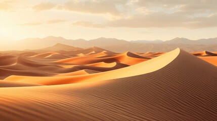 Fototapeta na wymiar The Harsh Allure of the Desert: A Breathtaking Shot