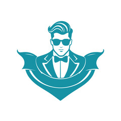 Businessman with Sunglasses Illustration