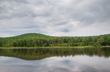 Fototapeta na wymiar Chapman State Park in Pleasant Township, Warren County, Pennsylvania