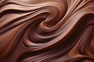 A wavy brown liquid Spiral Background