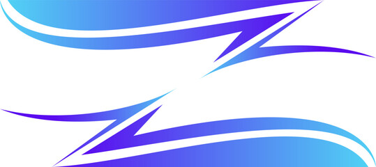 blue curve waves race car livery sticker layout design background