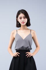 Fototapeta premium Portrait of a beautiful asian woman 