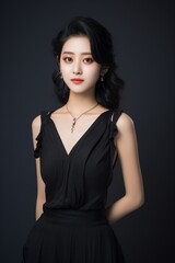 Fototapeta premium Portrait of a beautiful asian woman 