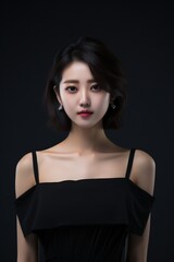 Fototapeta premium Portrait of a beautiful asian woman 