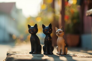 のら猫たちの散歩-3