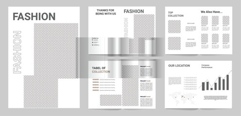 corporate brochure cover page template