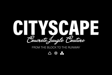 streetwear graphic tee typography design templates	