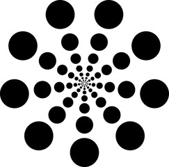 Fireworks black icon isolated on transparent background