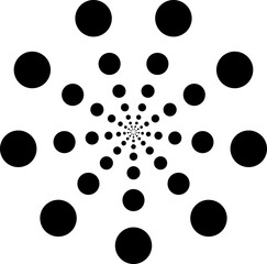 Fireworks black icon isolated on transparent background
