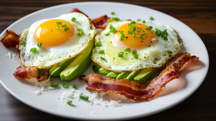Low carb high fat breakfast