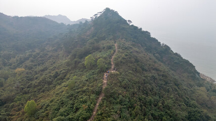 Fu Shan Trail in Tai O, hong kong Dec 30 2023