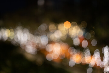 Abstract defocused light bokhe background. Blur and bokeh
