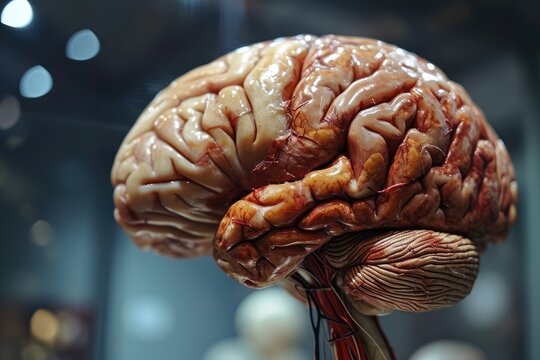 Neural dynamics: Excitatory and inhibitory signals, glial cells like astrocytes and microglia, complex human brain. Intricate nervous system, excitatory inhibitory mind neuronal thinking processes