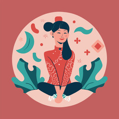 Chinese New Year vector illustration design