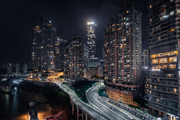 Fototapeta na wymiar city skyline in Chongqing