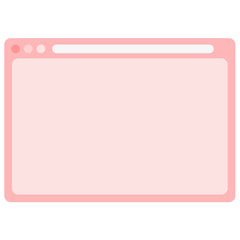 Display computer monitor vector illustration