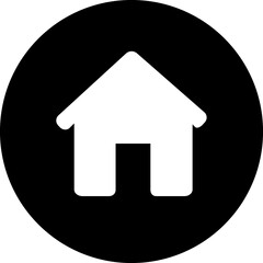 Real estate black icon
