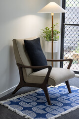 living room with furniture