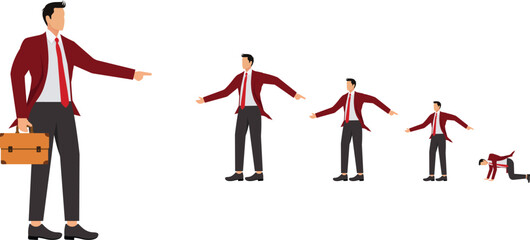 Blame, Business, Toxic Social Concept, Psychological Abuse, Confusion, Businessman