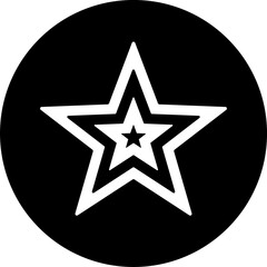 Graphic Element Concetric Optical Illusion  black symbol