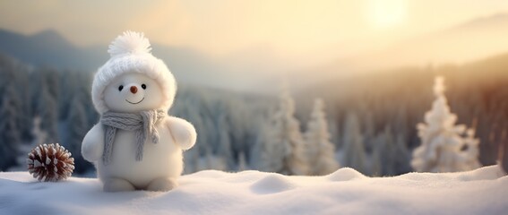 Obraz premium Dolls in the snow