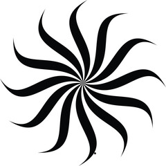 abstract floral design