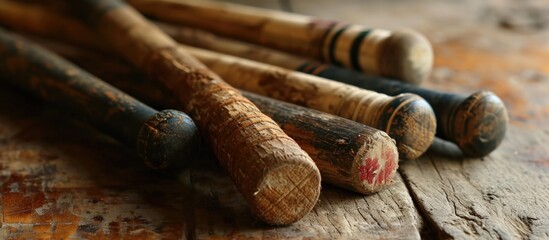 Sticks for playing cricket