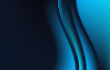 Fototapeta premium elegant blue and black gradient background. subtle gradient background. blue background. black background. elegant background. wave background