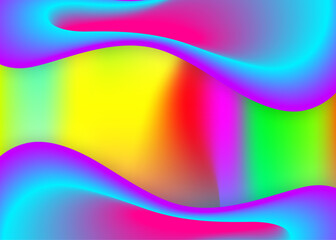 Liquid elements background with dynamic shapes and fluid.
