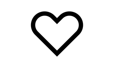 Line art Heart icon, Love Symbol icon