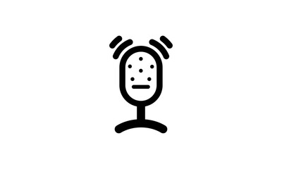 Vector cartoon illustration design shows an electric plug, a guitar, and a plug with its socket as an icon symbol