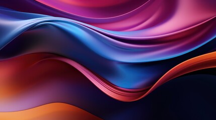 wavy liquid background, suggesting a modern and innovative design for tech-related concepts or...
