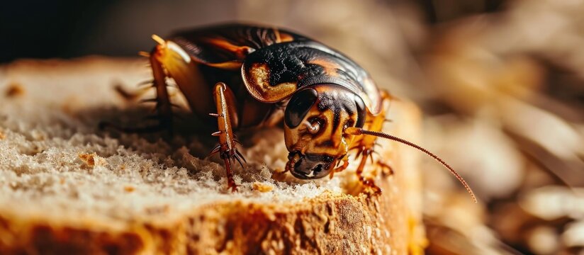 Cockroach on Bread