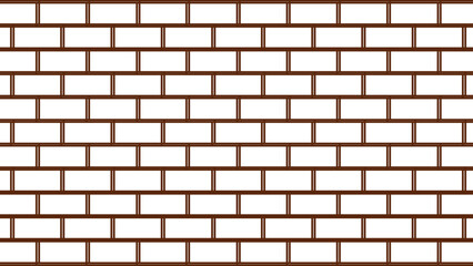 White and brown brick wall background