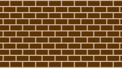 Obraz premium Brown and beige brick wall background