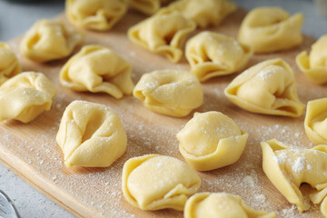 Tortellini - dumplings typical dish from Italian cuisine