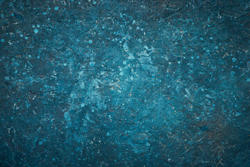 Dark blue old vintage backdrop, grey wall texture background
