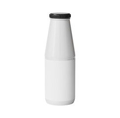 흰 유리 병 목업 White Glass Bottle Mock up