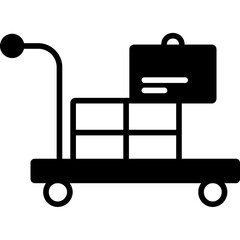 Airport Cart Icon