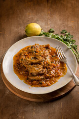 milanese braised veal, traditional italian recipe