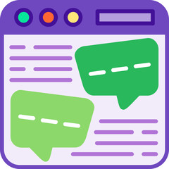Browser Chat Icon