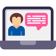 Video Call Chat Icon