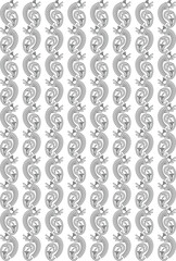 Indian Traditional and Cultural Rangoli, Alpona, Kolam, or Paisley vector line art. Bengal art India. for textile printing, logo, wallpaper	
