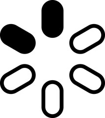 Loading progress indicator icon, buffering and loader. Download Loading.