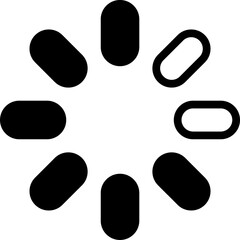 Loading progress indicator icon, buffering and loader. Download Loading.